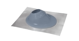 Проходной элемент MF угловой №2 (203-280мм) +240 силиконовый (металлический неокрашенный фланец) серый