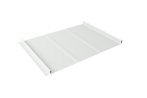 Кликфальц Line Grand Line 0.45 Drap с пленкой на замках RAL 9003 сигнальный белый