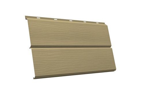 ЭкоБрус 3D GL 0.45 PE с пленкой RAL 1014 слоновая кость