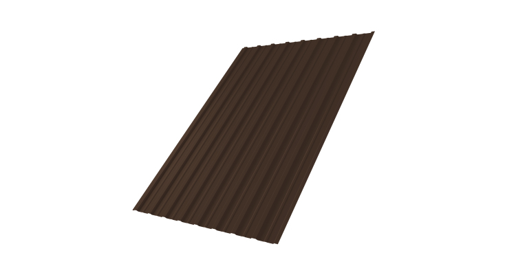 Профнастил С10A 0,45 Drap TwinColor RAL 8017 шоколад