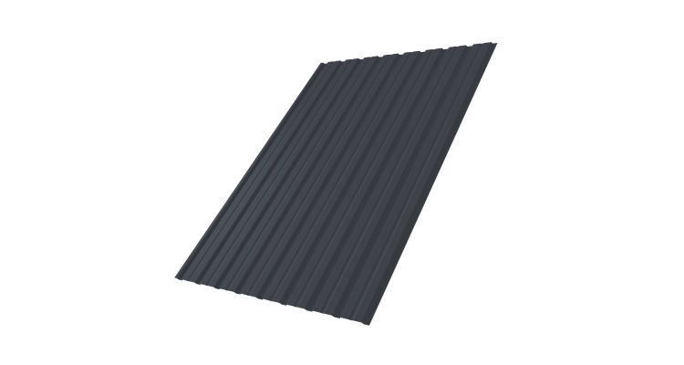 Профнастил С10В 0.45 Drap ST RAL 7024 мокрый асфальт