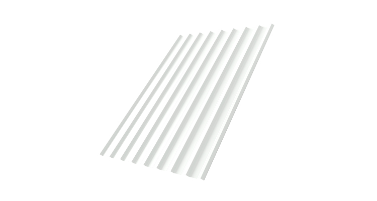 Профнастил С20R 0.45 Drap TX RAL 9003 сигнальный белый