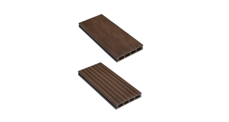 Доска террасная ДПК CM Decking BARK 3000х140х25 мм в покрытии merbau (мербау)