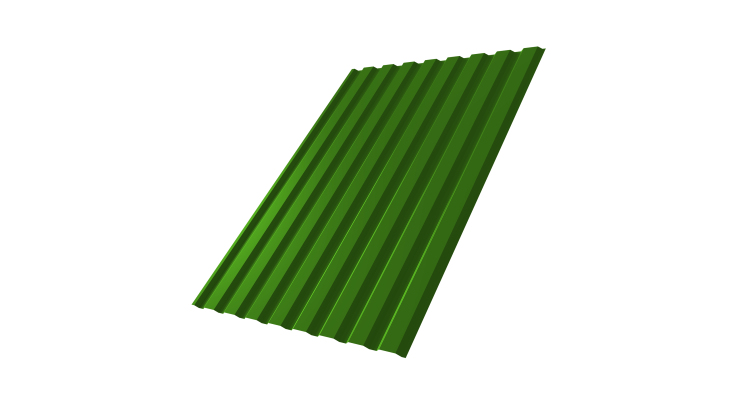 Профнастил С20А 0.45 PE RAL 6002 лиственно-зеленый