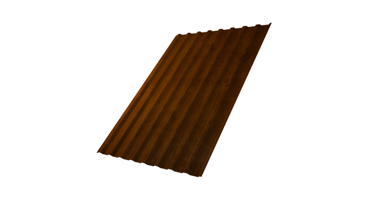 Профнастил С20B 0,45 Print Premium Golden Wood Intense FTC