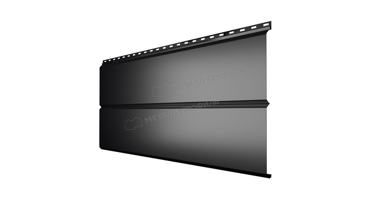 Сайдинг Металл Профиль Lбрус-XL-14х335 (ПЭ-01-9005-0.45)