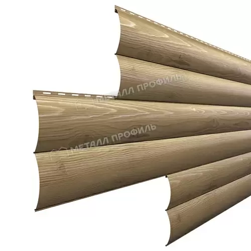 Сайдинг Металл Профиль Woodstock-Н-28х330 (ECOSTEEL_T-01-Сосна-0.5)