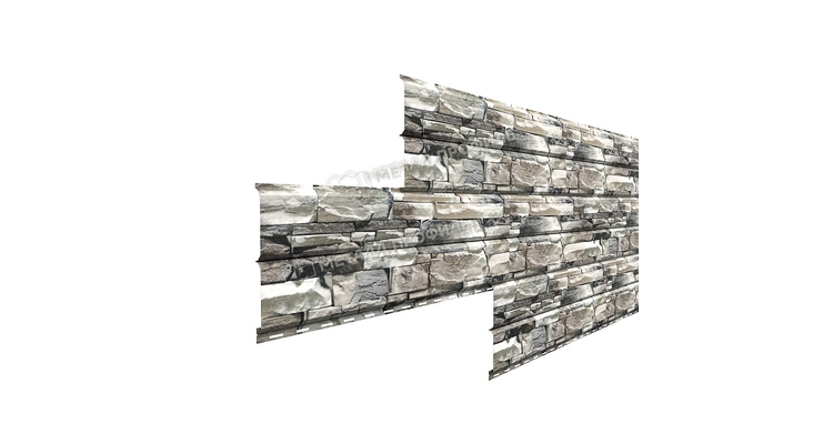 Сайдинг Металл Профиль Lбрус-15х240 (ECOSTEEL-01-Белый Камень ПР-0.5)