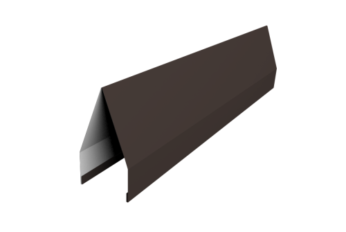 Ламель забора жалюзи Tokyo 0,45 Drap TR с пленкой RR 32 темно-коричневый