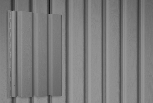 Сайдинг Рейка Grand Line Standart серый (3,0м)